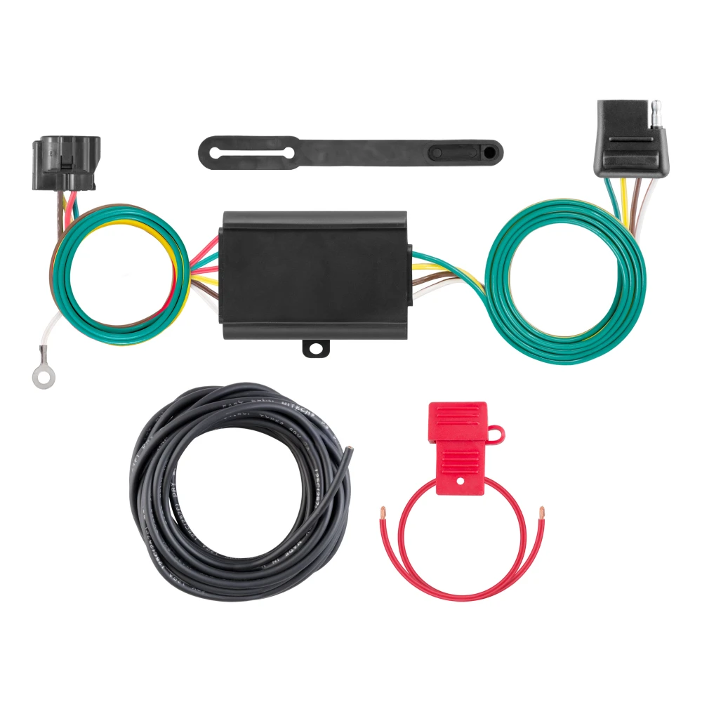 CURT towed-vehicle RV harness for easy vehicle connection with plug-and-play design