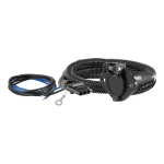 CURT electrical adapter for connecting 4-way flat trailer plug to 6-way round socket