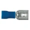 Blue vinyl-insulated CURT quick connectors for 16-14 gauge wires