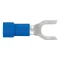 CURT spade terminals, vinyl-insulated, color-coded blue for 16-14 gauge wires, 100-pack