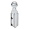 CURT Double Lock gooseneck hitch ball replacement, chrome finish for heavy-duty towing.