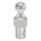CURT OEM puck system gooseneck ball with chrome finish, compatible with certain pickups.