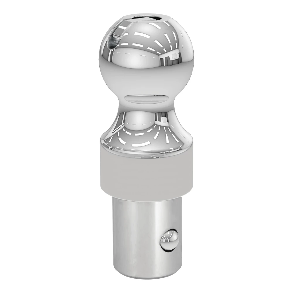 CURT OEM puck system gooseneck ball with chrome finish for pickup towing