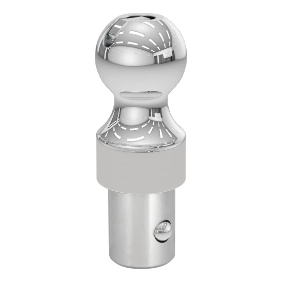 CURT OEM puck system gooseneck ball with chrome finish for pickup towing