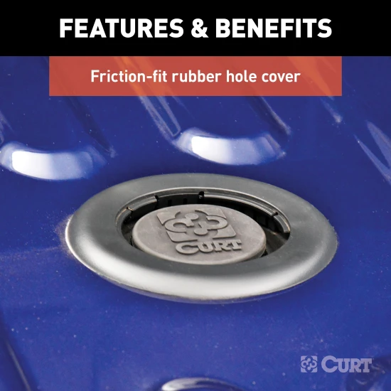 CURT OEM puck system gooseneck ball and safety chain anchor kit for Ram trucks.