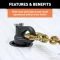 CURT 30K gooseneck puck system kit with ball, anchors, cover, and storage case for select truck models.