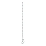 CURT safety chain with a sturdy S-hook and 27 inch length, ideal for secure towing.