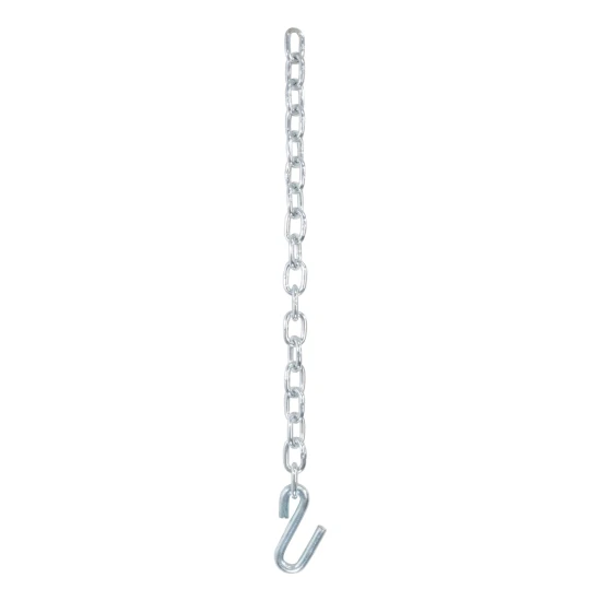 CURT Safety Chain featuring a 7,000 lbs capacity with attached S-hook for secure trailer towing
