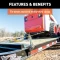 CURT transport binder safety chain with clevis hooks, designed for heavy-duty towing.