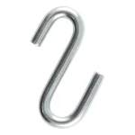 CURT S-hook with heat-treated steel and zinc-plated finish for trailer safety chains