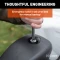 Lippert Power Stance electric tongue jack with LED lights, 2-way to 7-way plug system, and durable design for camping trailers.