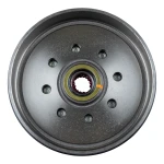 Lippert brake drum hub assembly for 7,000-lb axle with 8 on 6.5 bolt pattern