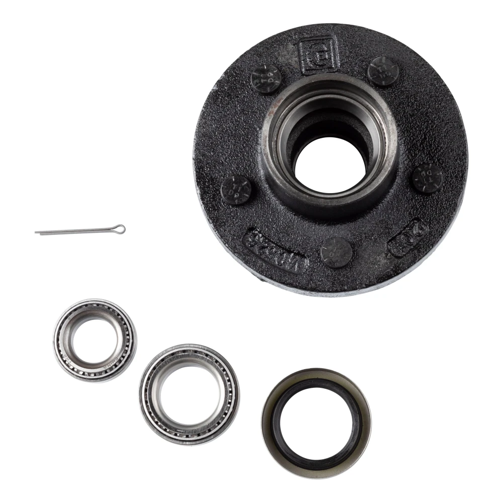 Lippert Idler Hub with 5 on 4.5 bolt pattern and bearing kit for 3,500 lb axles