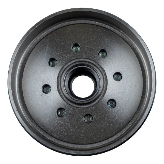 Lippert brake drum hub assembly for 7,000-lb axle with 8 on 6.5 bolt pattern