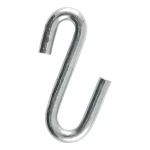 CURT S-hook with zinc-plated finish for towing safety, 3,500 lbs capacity