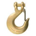 CURT heavy-duty clevis hook with 65,000 lbs weight capacity and durable zinc plating.
