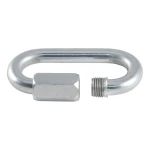 CURT quick link with zinc-plated finish, ideal for towing and outdoor use