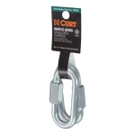 CURT quick links in zinc-plated steel with a 1760 lbs load capacity for secure and versatile connections.
