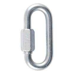 CURT Threaded Quick Link Trailer Safety Chain Hook Carabiner Clip 7/16 Inch Diameter 13,200 lbs 82931