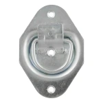 CURT recessed tiedown anchor with zinc-plated steel for secure cargo.