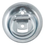 CURT recessed tiedown anchor ring for cargo, zinc-plated steel construction, ideal for trailers, trucks, and vans