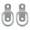 CURT D-ring tiedown anchors for secure cargo in trailers, trucks, and vans with zinc-plated steel construction