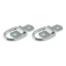 CURT D-ring tiedown anchors for secure cargo in trailers, trucks, and vans with zinc-plated steel construction