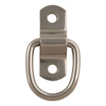 CURT D-ring tiedown anchor for trailers, trucks, and vans with stainless steel construction.