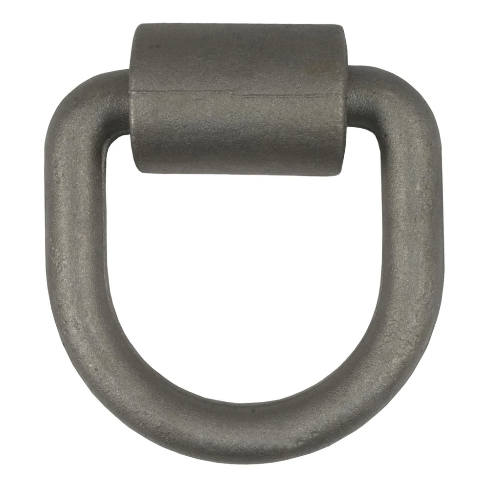 CURT D-Ring Tiedown Anchor - Heavy Duty Weld-On for Cargo Security CURT D-ring tiedown anchor for secure cargo, steel construction, 6,100 lbs. capacity