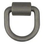 CURT D-Ring Tiedown Anchor - Heavy Duty Weld-On for Cargo Security CURT D-ring tiedown anchor for secure cargo, steel construction, 6,100 lbs. capacity