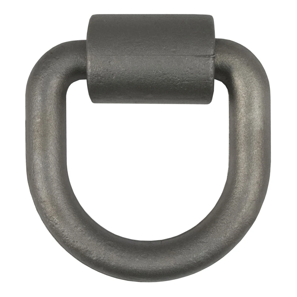 CURT D-ring tiedown anchor with forged steel construction for secure cargo transport
