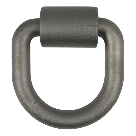 CURT D-ring tiedown anchor with forged steel construction for secure cargo transport