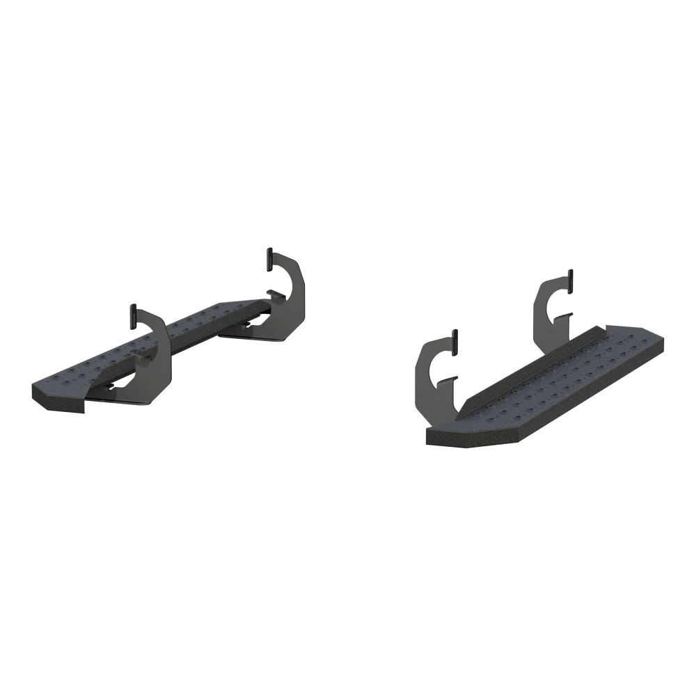 Aries 2055510 RidgeStep 53-inch black steel running boards for Chevy Silverado GMC Sierra regular cab