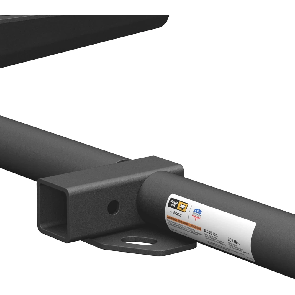 Trailer Hitch For 14-19 Toyota Highlander 2" Tow Receiver Class III GTW 5,000 LB Tongue 500 LB Mate Finish