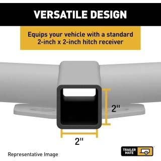 Trailer Hitch For 08-20 Dodge Grand Caravan 08-16 Chrysler Town and Country 2021 Grand Caravan 12-15 Ram C/V 09-14 VW Routan 2" Tow Receiver Class III GTW 3,600 LB Tongue 360 LB Mate Finish