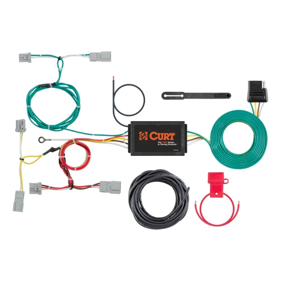 Mazda CX-5 trailer hitch and 4-flat wiring bundle with 2 inch receiver