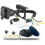 CURT Ford Escape Mazda Tribute tow package bundle with Class 3 hitch, 7-way wiring, and brake controller