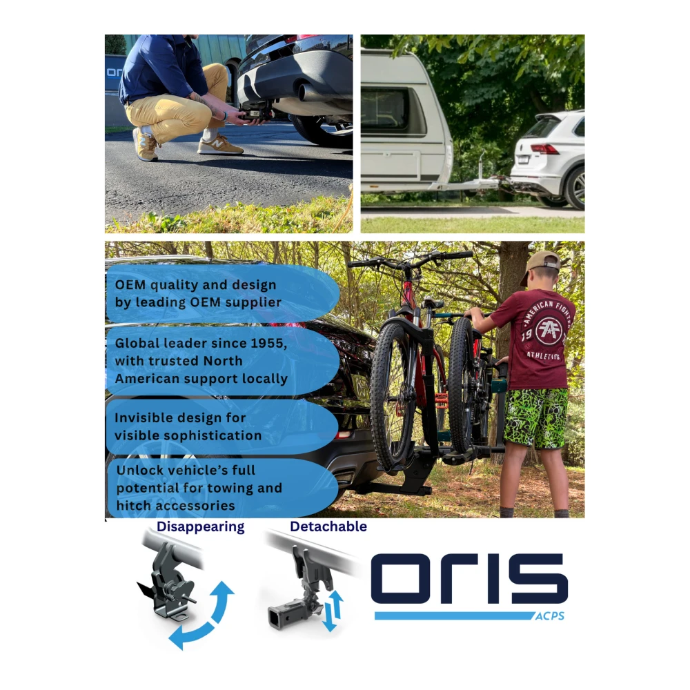 ORIS 200704 detachable hidden 2-inch trailer hitch for Volvo XC60 and XC90