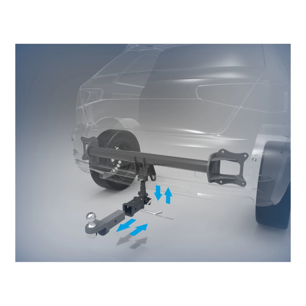 ORIS 200704 detachable hidden 2-inch trailer hitch for Volvo XC60 and XC90