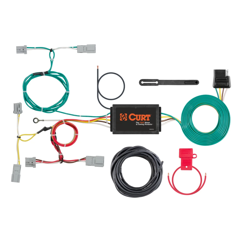 Mazda CX-5 trailer hitch and 4-flat wiring bundle with 2 inch receiver