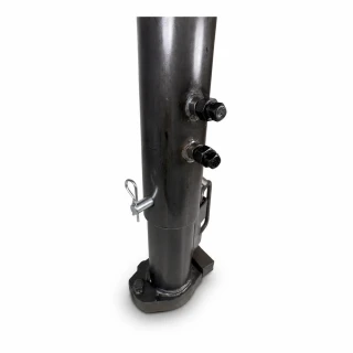 RAM round gooseneck trailer coupler GCPN-25008 25,000 lb 2-5/16 inch ball 4.5 inch tube
