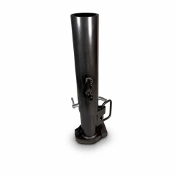 RAM Round Gooseneck Trailer Coupler 25,000 lb, 2-5/16 Inch Ball, 4.5 Inch Tube, 8 Inch Adjustment, GCPN-25008