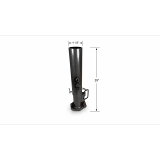 RAM round gooseneck trailer coupler GCPN-25008 25,000 lb 2-5/16 inch ball 4.5 inch tube