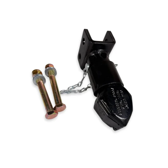 RAM channel-mount adjustable trailer coupler 2 inch ball 7,000 lb black CTA-196