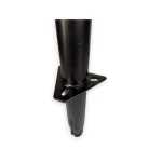RAM Round A-Frame Trailer Jack Topwind 2000 lb 15 inch travel black TJA-2002-B
