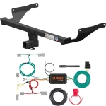 Mazda CX-5 trailer hitch and 4-flat wiring bundle with 2 inch receiver