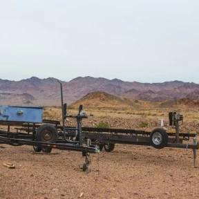 Boat Trailer Yard Lake Mead Las VEgas