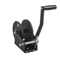 Fulton Trailer Winch 1,800 lbs Capacity 20 ft Strap Glossy Black Zinc 5 Year Warranty - 142326 Boat Winch
