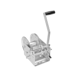 Fulton Trailer Winch Two-Speed 3,200 lbs Capacity No Strap Black Finish 5 Year Warranty - 142420 Boat Winch