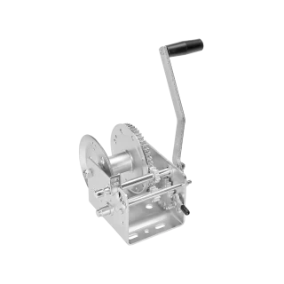 Fulton Trailer Winch Two-Speed 3200 lbs Capacity No Strap Black Finish
